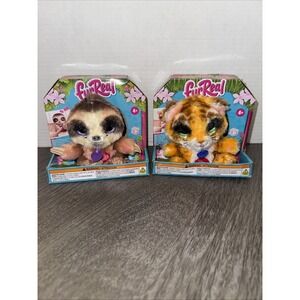 Lot Of 2 FurReal My Minis Little Hugs Interactive Plush Toys 2024